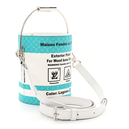 Louis Vuitton Monogram LV Paint Can Turquoise 2 of 15