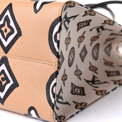 Louis Vuitton Monogram Giant Wild At Heart Onthego GM Arizona 9 of 10