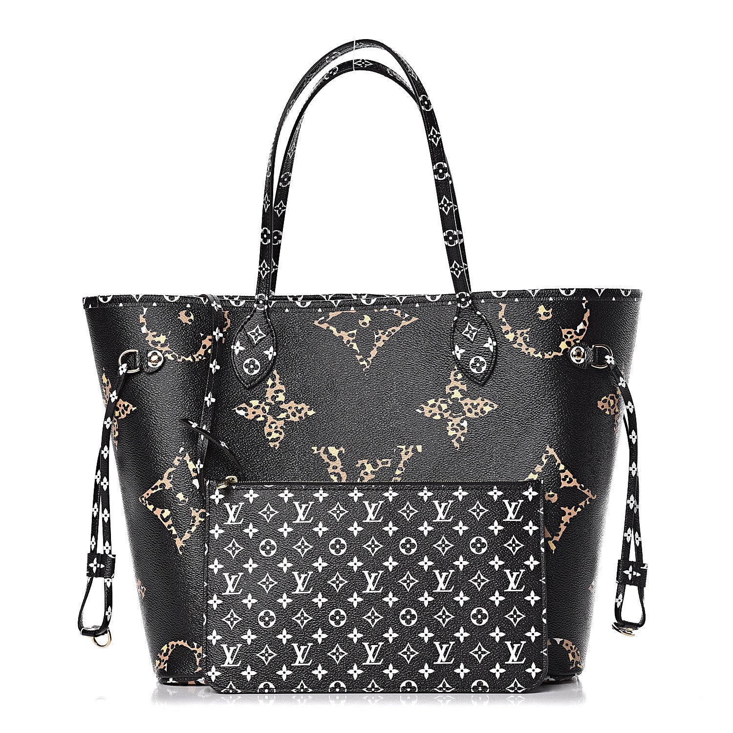 Louis Vuitton Monogram Giant Jungle Neverfull MM Black 1 of 11