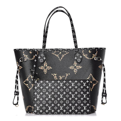 Louis Vuitton Monogram Giant Jungle Neverfull MM Black 1 of 11