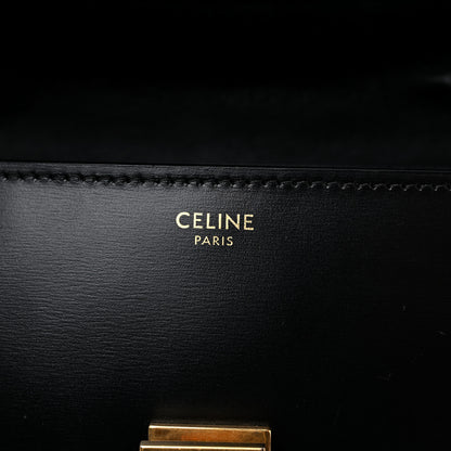 Celine Box Calfskin Teen Classic Box Flap Bag Black 6 of 14