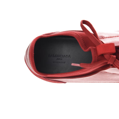 Balenciaga Calfskin Neoprene Mesh Suede Womens Race Runner Sneakers 41 Red 7 of 10