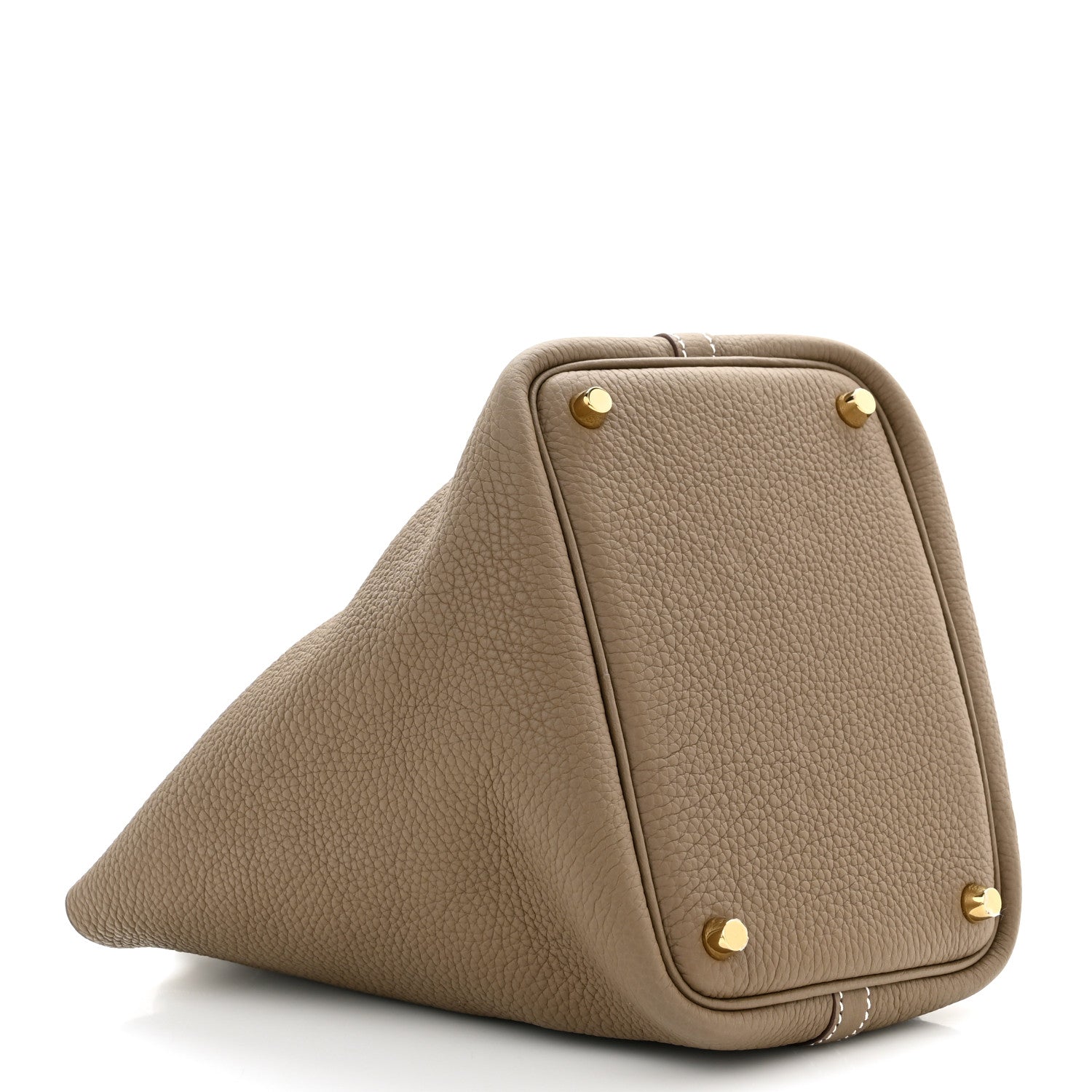 Hermes Taurillon Clemence Picotin Lock 18 PM Etoupe 4 of 10