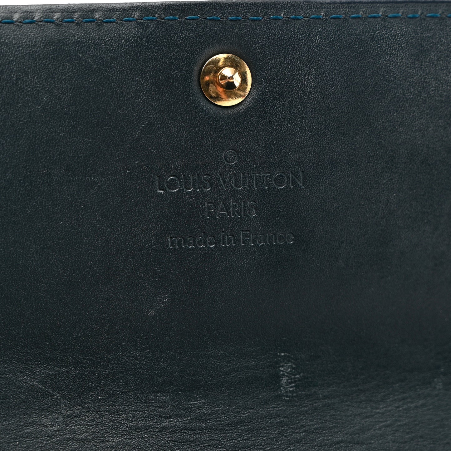 Vernis Sarah Wallet Blue Nuit