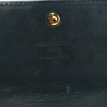 Louis Vuitton Vernis Sarah Wallet Blue Nuit 5 of 6
