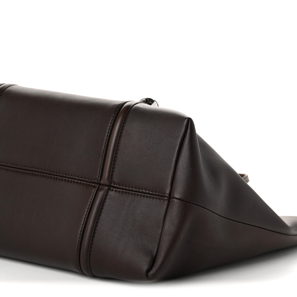 Smooth Calfskin Le Marino Tote Brown