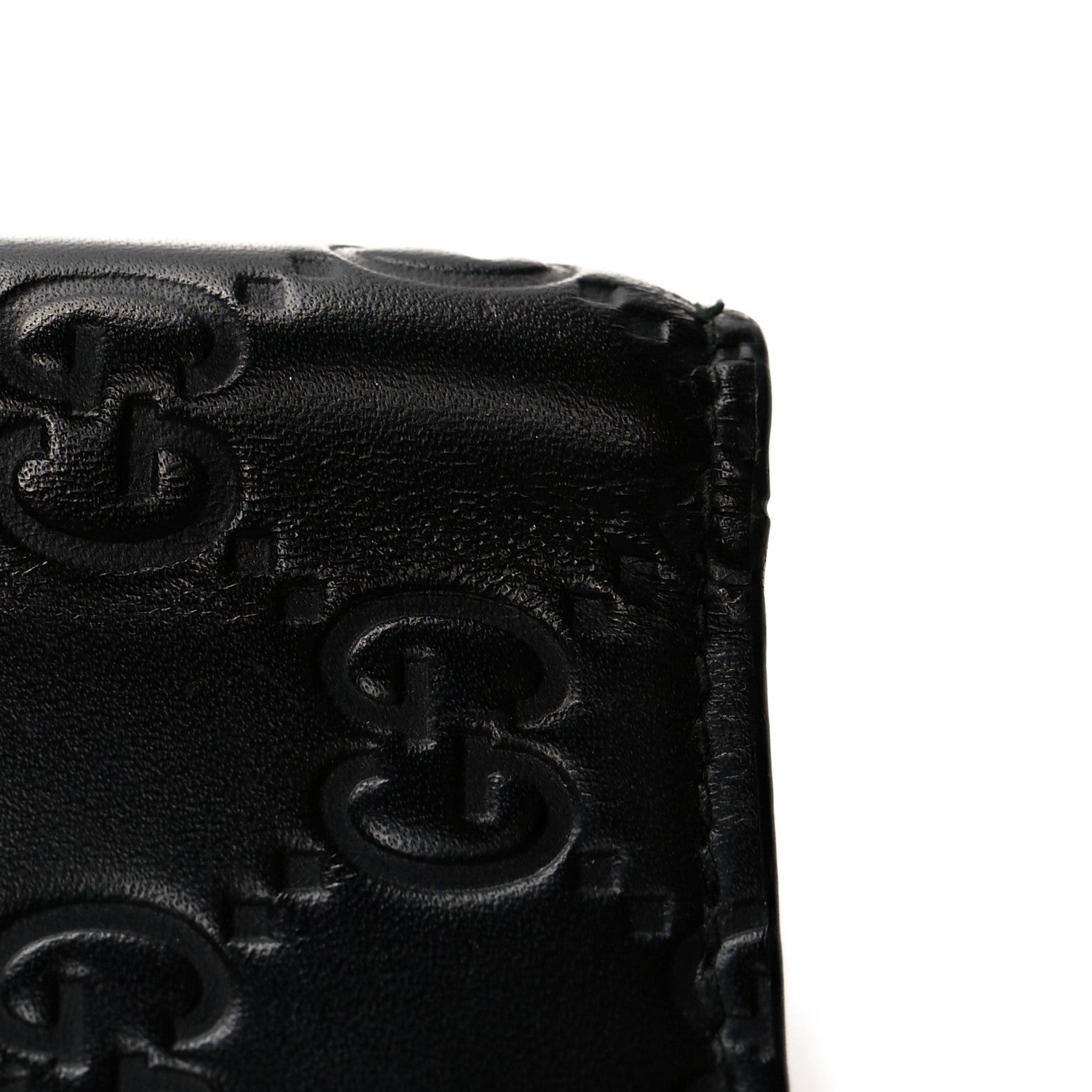 Gucci Guccissima Bi-Fold Wallet Black 9 of 9