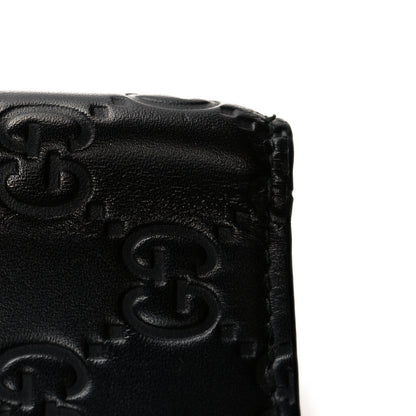 Gucci Guccissima Bi-Fold Wallet Black 9 of 9