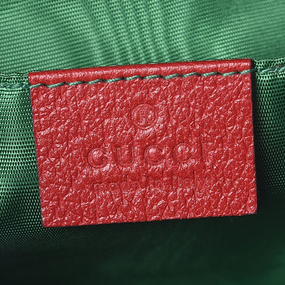 Gucci Soft GG Supreme Monogram Calfskin Medium Ophidia Cosmetic Case Beige Ebony Hibiscus Red 7 of 8