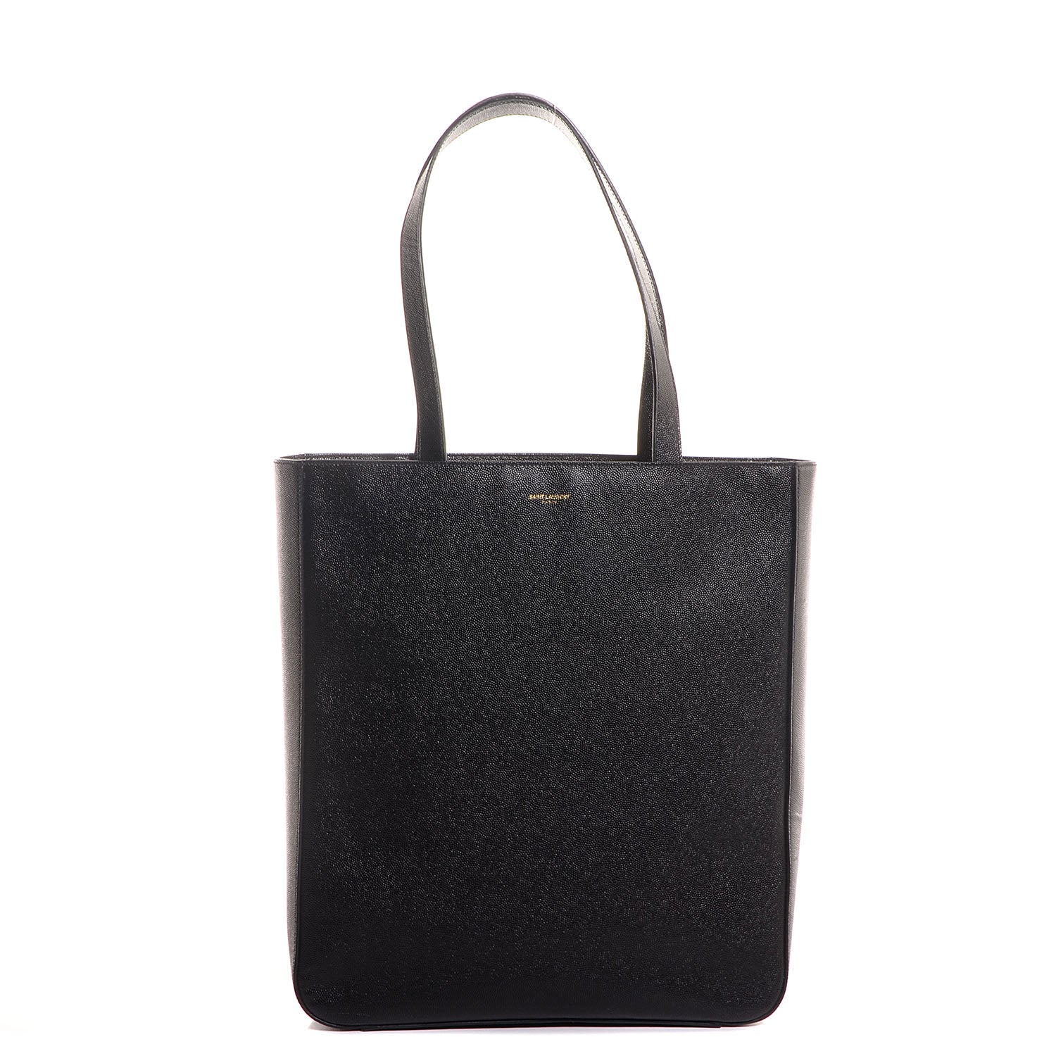 Saint Laurent Grain De Poudre North South Medium Museum Tote Black 1 of 9