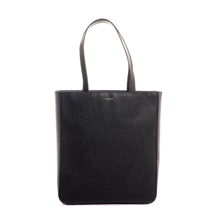 Saint Laurent Grain De Poudre North South Medium Museum Tote Black 1 of 9