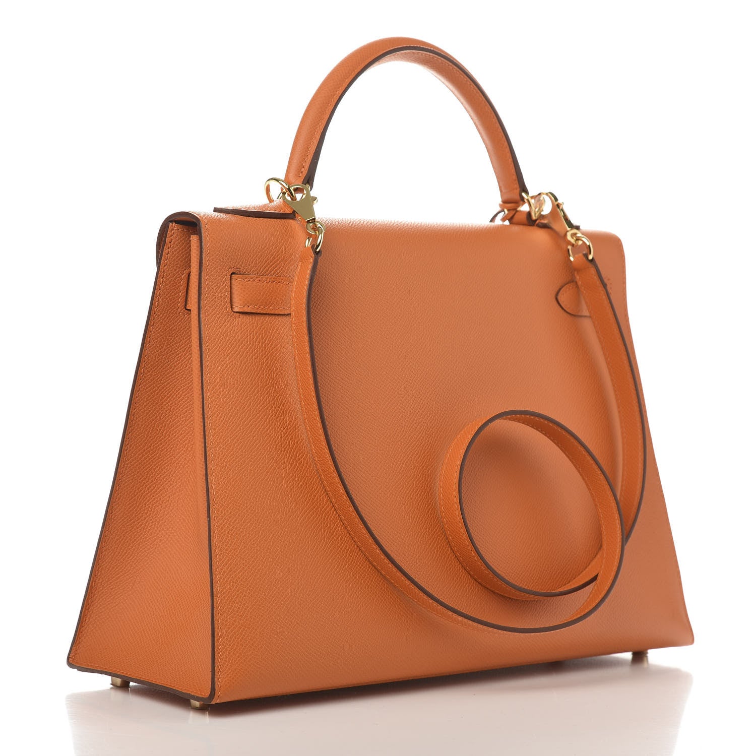 Hermes Epsom Kelly Sellier 32 Orange 3 of 10