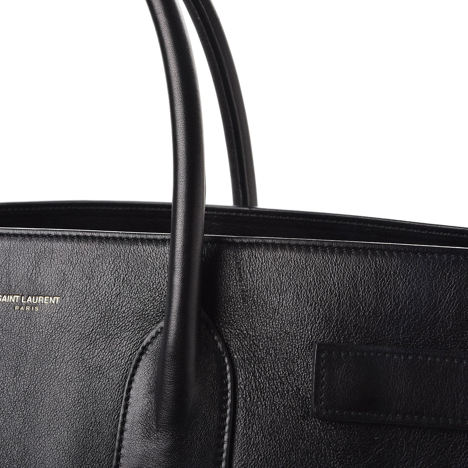Saint Laurent Calfskin Large Sac De Jour Carryall Black 13 of 20