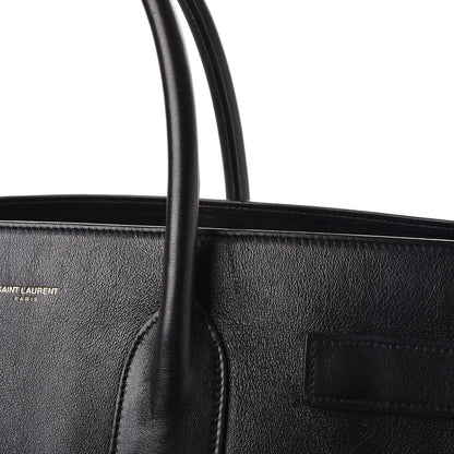 Saint Laurent Calfskin Large Sac De Jour Carryall Black 13 of 20