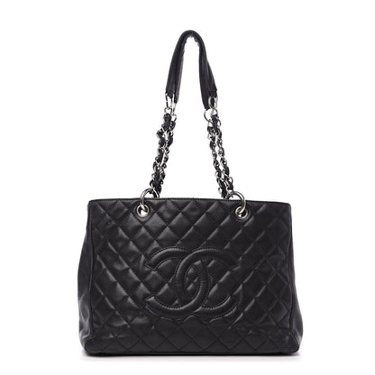 Chanel Caviar Quilted Grand Shopping Tote GST Black 1 of 16