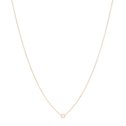 Cartier 18K Pink Gold Diamond XS D'Amour Pendant Necklace 1 of 4
