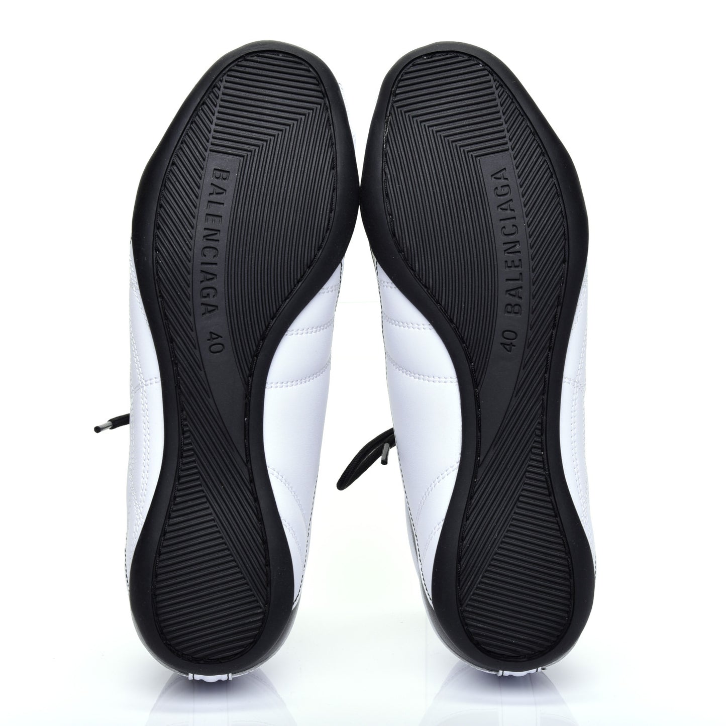 Polyurethane Womens Zen Sneakers 40 White Black