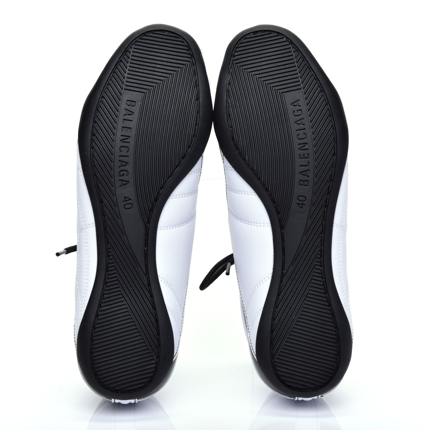 Balenciaga Polyurethane Womens Zen Sneakers 40 White Black 5 of 9