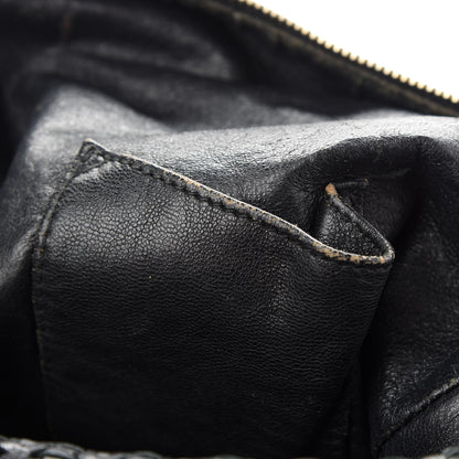 Christian Dior Lambskin Woven Dior Soft Hobo Black 6 of 13
