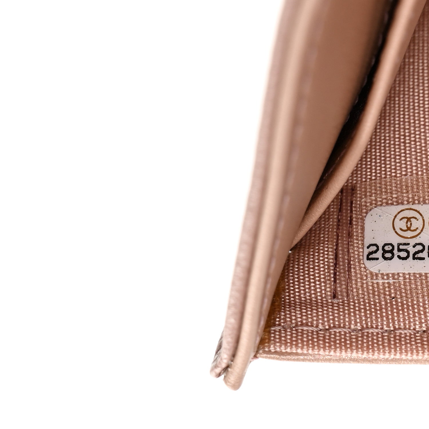 Chanel Goatskin Camellia Embossed Compact Wallet Light Pink 7 of 8