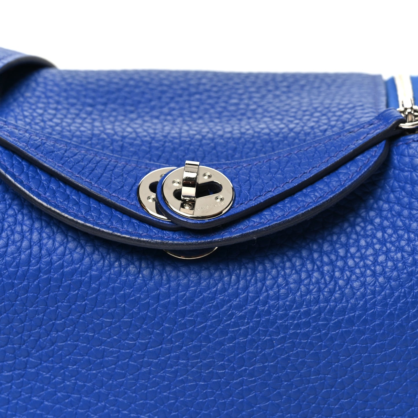 Taurillon Clemence Mini Lindy 20 Bleu Electrique