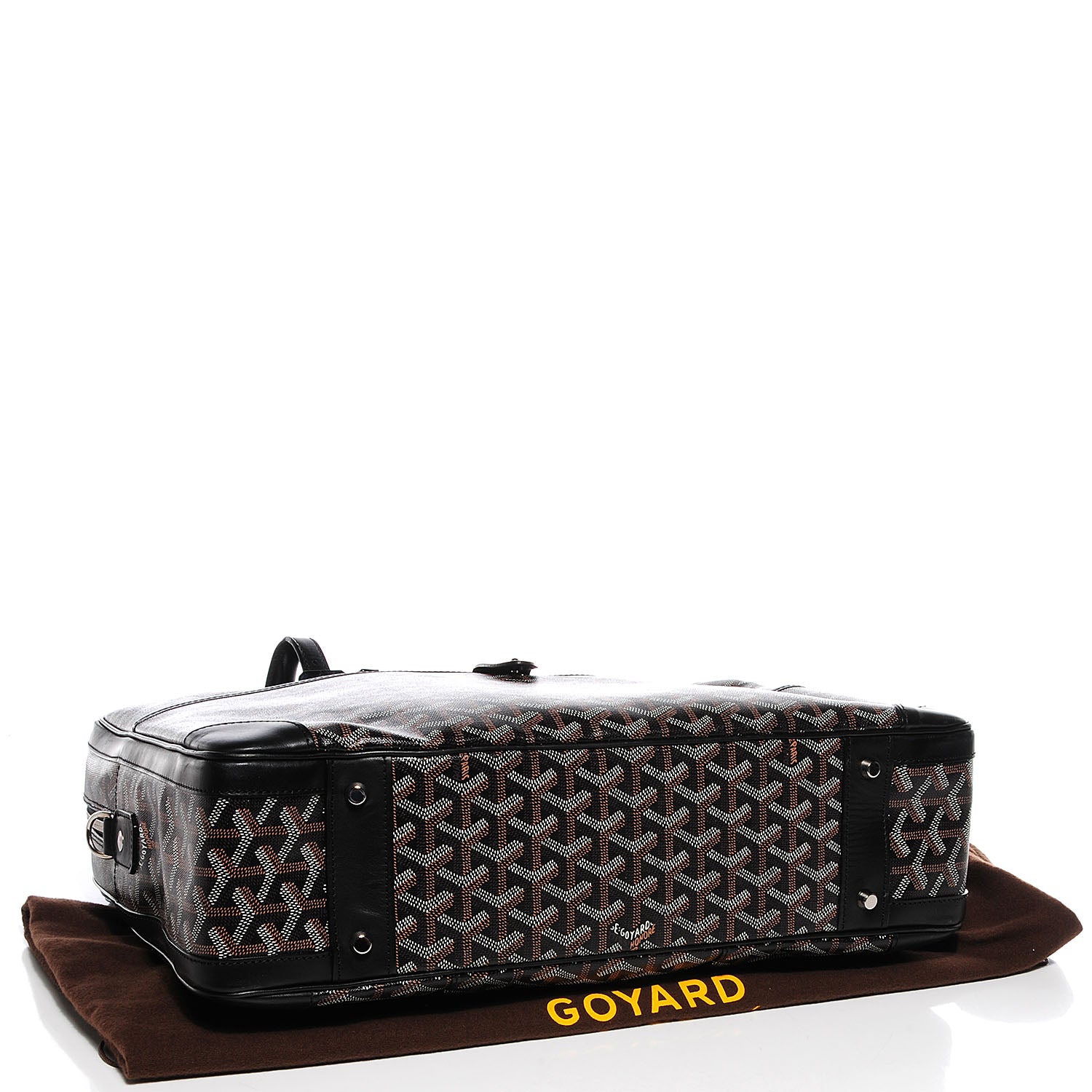 Goyard Goyardine Diplomat 24 Hour Briefcase Black 4 of 9