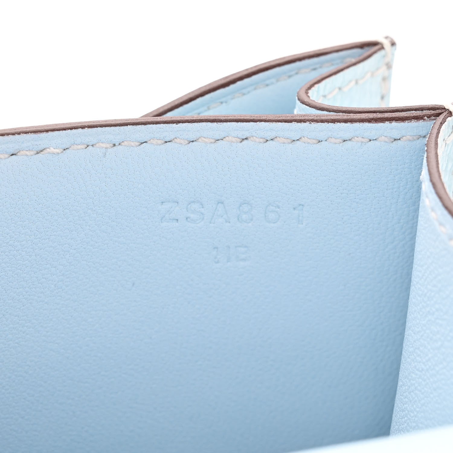 Hermes Epsom Constance 18 Bleu Brume 7 of 11