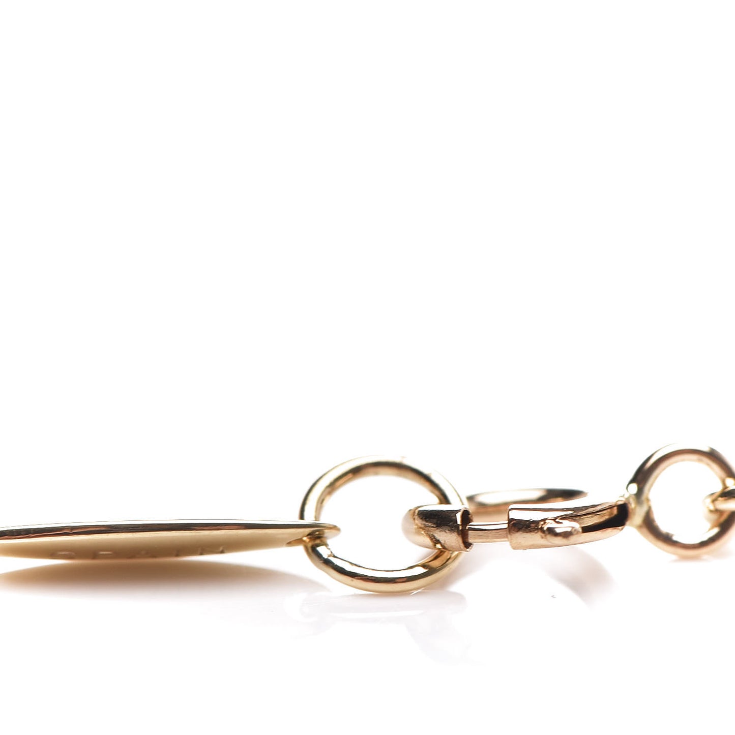 18K Yellow Gold Elsa Peretti Open Bottle Pendant Necklace