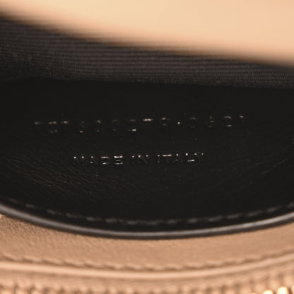 Saint Laurent Sheepskin Matelasse Chevron Monogram Medium College Bag Dark Beige 7 of 11