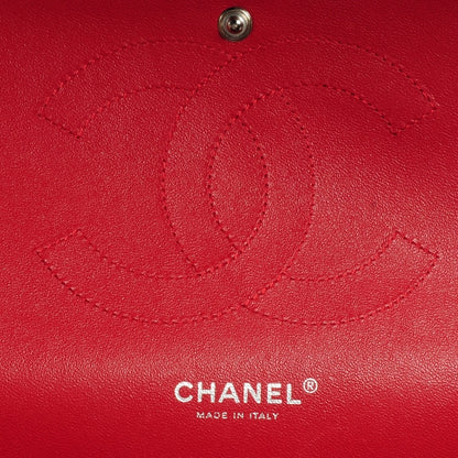 Chanel Patent Jumbo Double Flap Dark Red 6 of 8