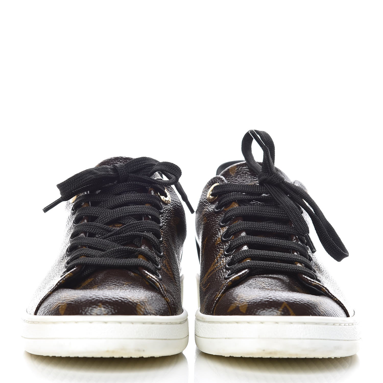 Louis Vuitton Patent Monogram Frontrow Sneakers 36.5 2 of 11