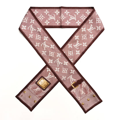 Louis Vuitton Silk Monogram New Denim Bandeau Cherry 1 of 4