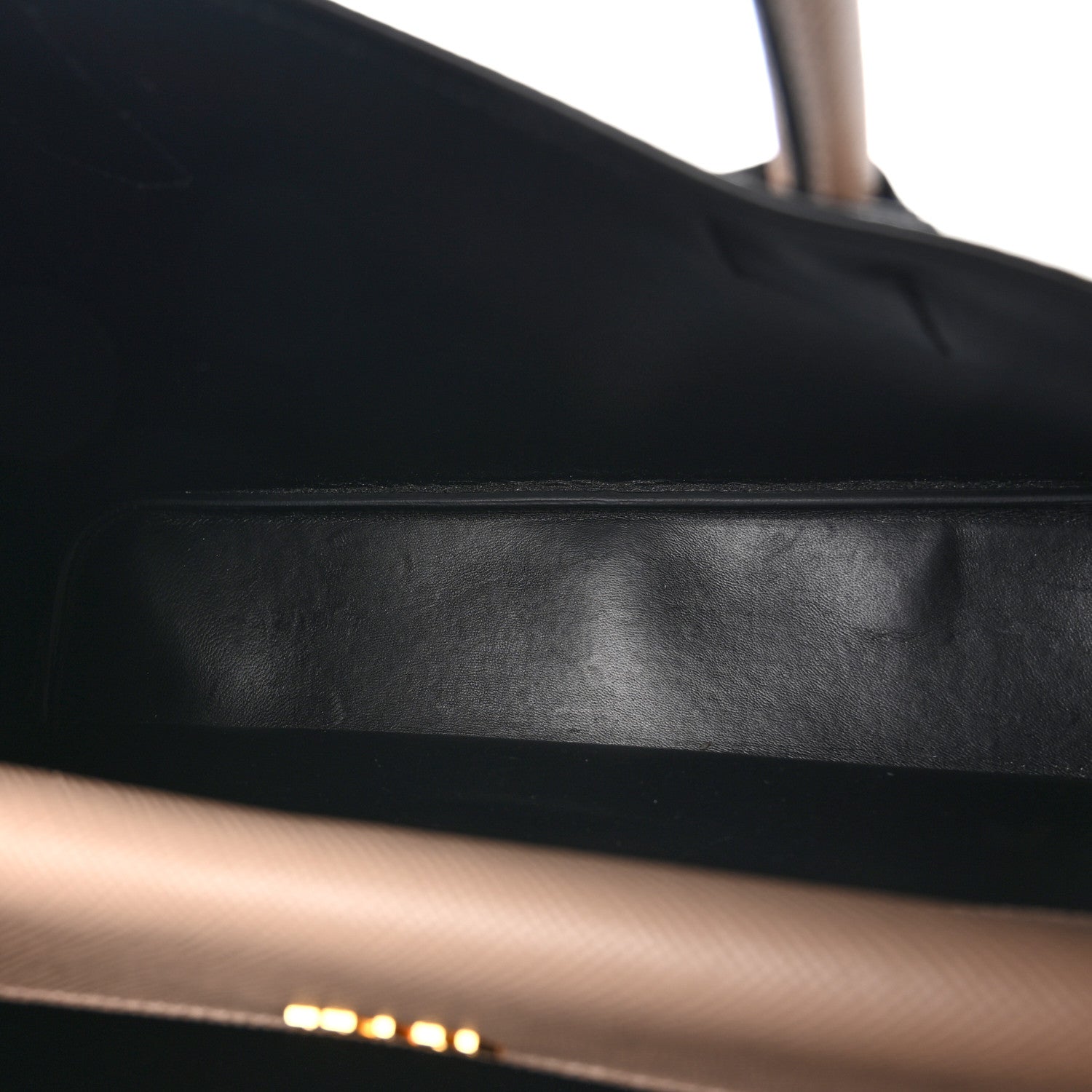 Prada Saffiano Cuir Medium Double Bag Cammeo Black 5 of 10