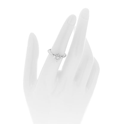 Tiffany Platinum Diamond Starburst Cluster Ring 54 7 2 of 5