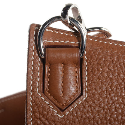 Hermes Taurillon Clemence Jypsiere 28 Gold 9 of 19