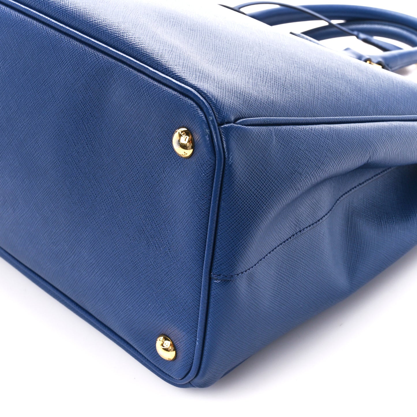Saffiano Large Galleria Double Zip Tote Bluette