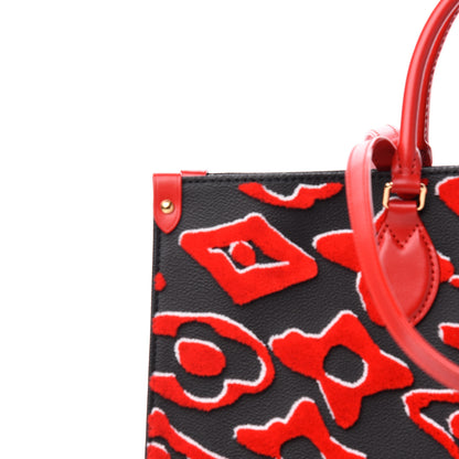 Louis Vuitton X UF Tufted Monogram Onthego GM Black Red 11 of 11