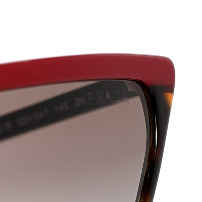 Prada Catwalk Sunglasses SPR 19U Black Red 7 of 8