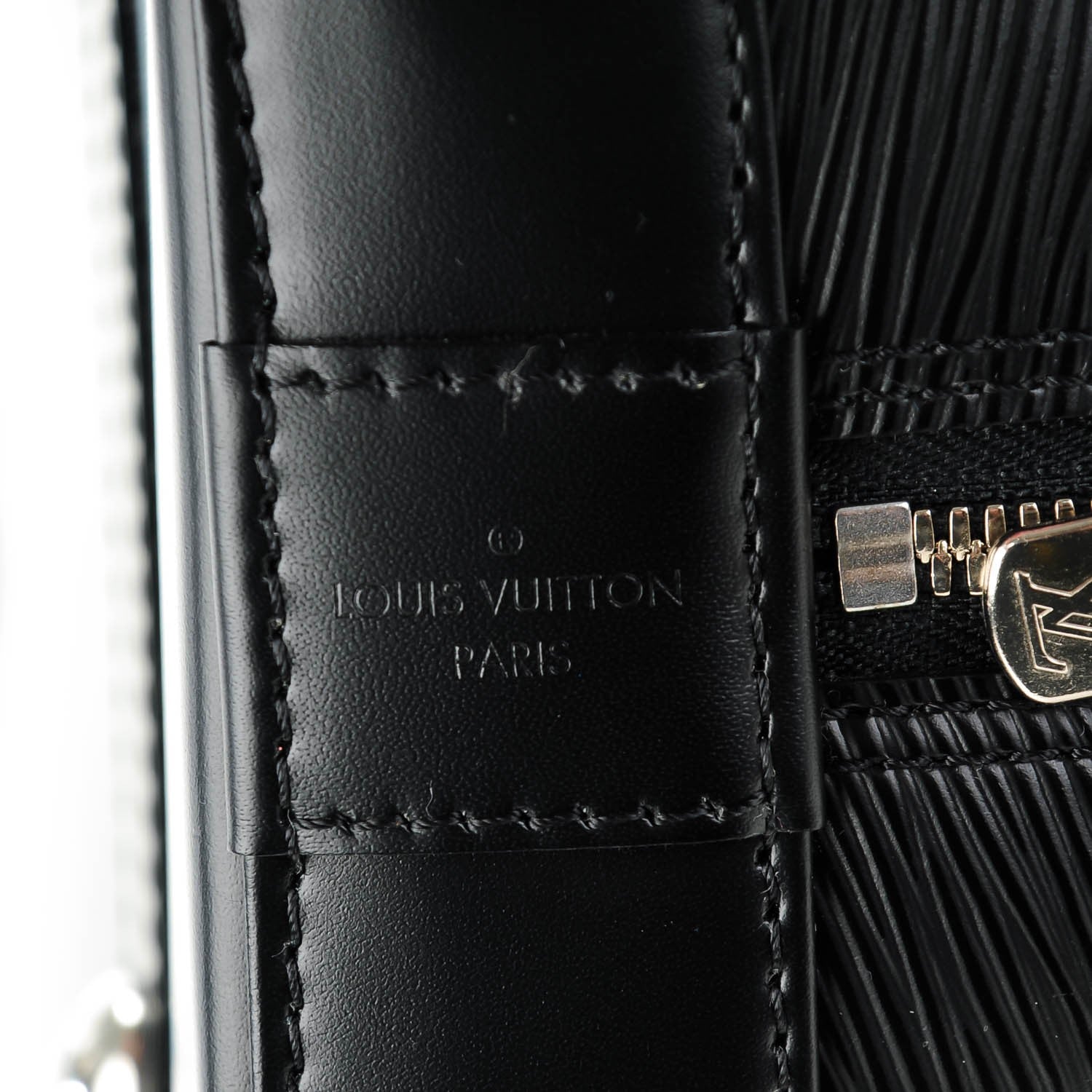 Louis Vuitton Epi Alma GM Black 7 of 9