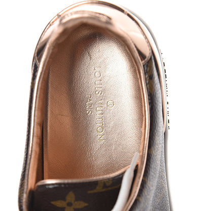 Louis Vuitton Patent Monogram Frontrow Sneakers 40 5 of 7