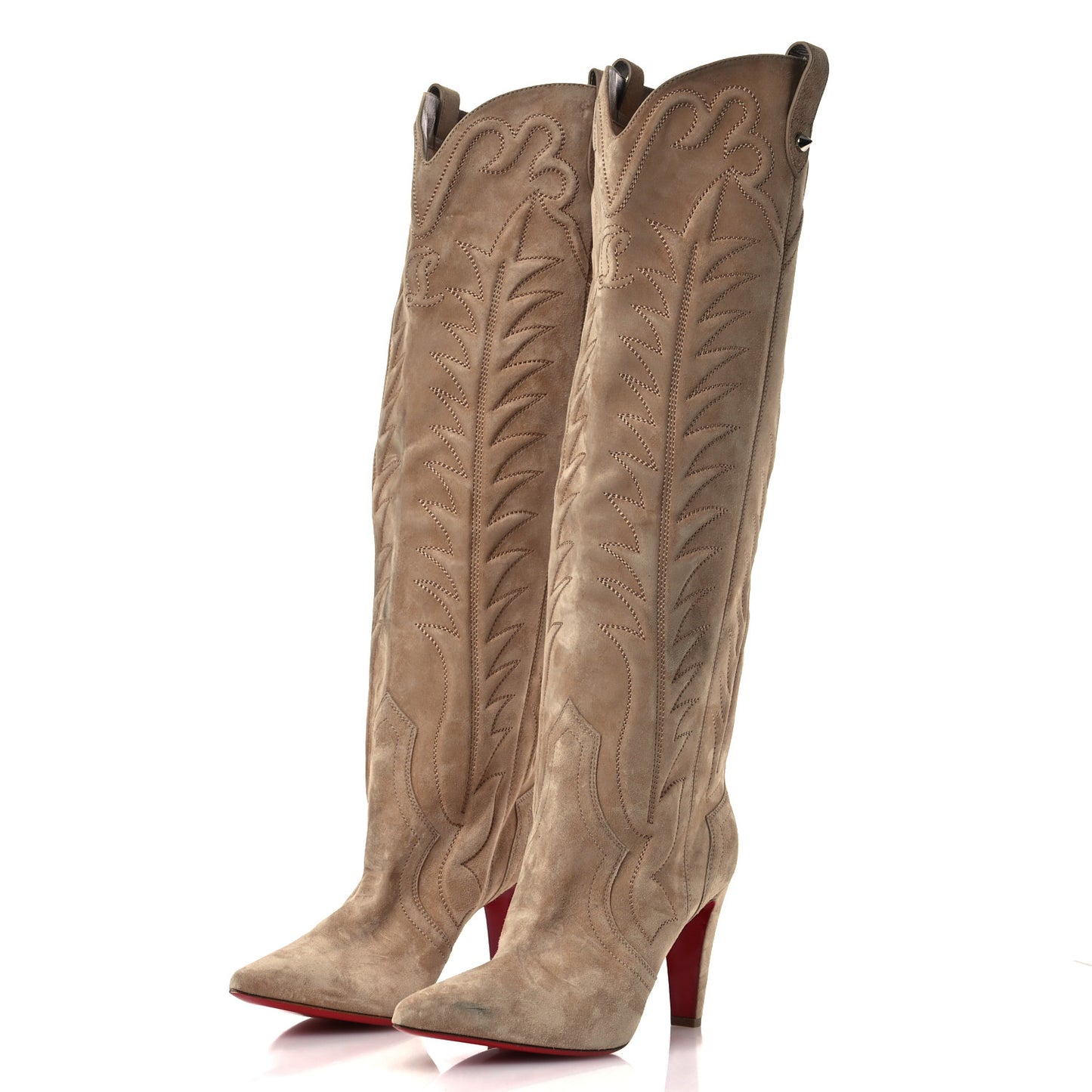 Veau Velours Santia Botta 85 Tall Boots 41.5 Lionne