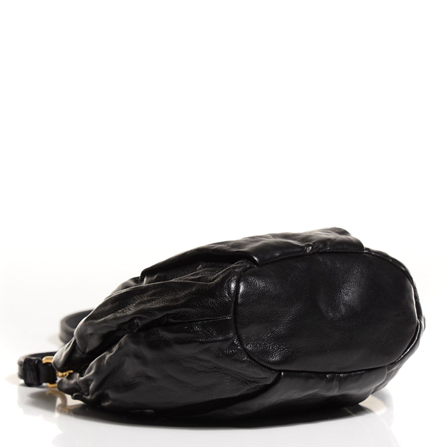Prada Lambskin Mini Crossbody Black 4 of 11