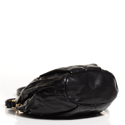 Prada Lambskin Mini Crossbody Black 4 of 11