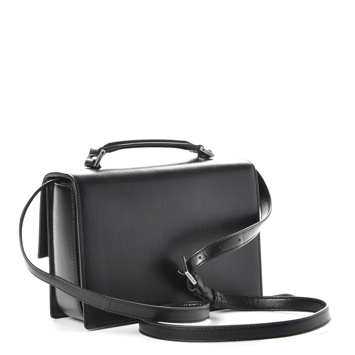 Calfskin Medium Bellechasse Satchel Black