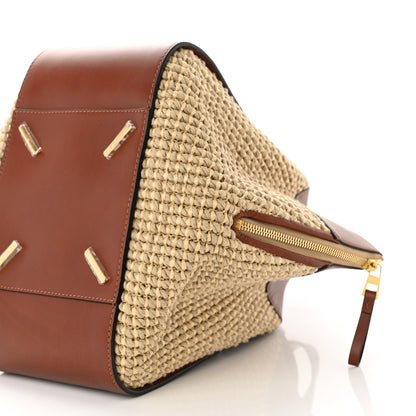 Loewe Calfskin Crochet Small Hammock Shoulder Bag Tan Natural 9 of 9