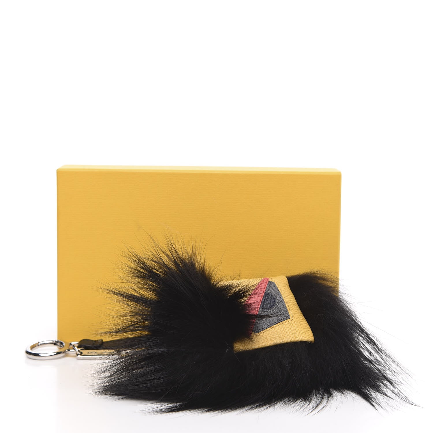 Fendi Mink Fur Furyou Monster Bag Bug Charm Black 3 of 3