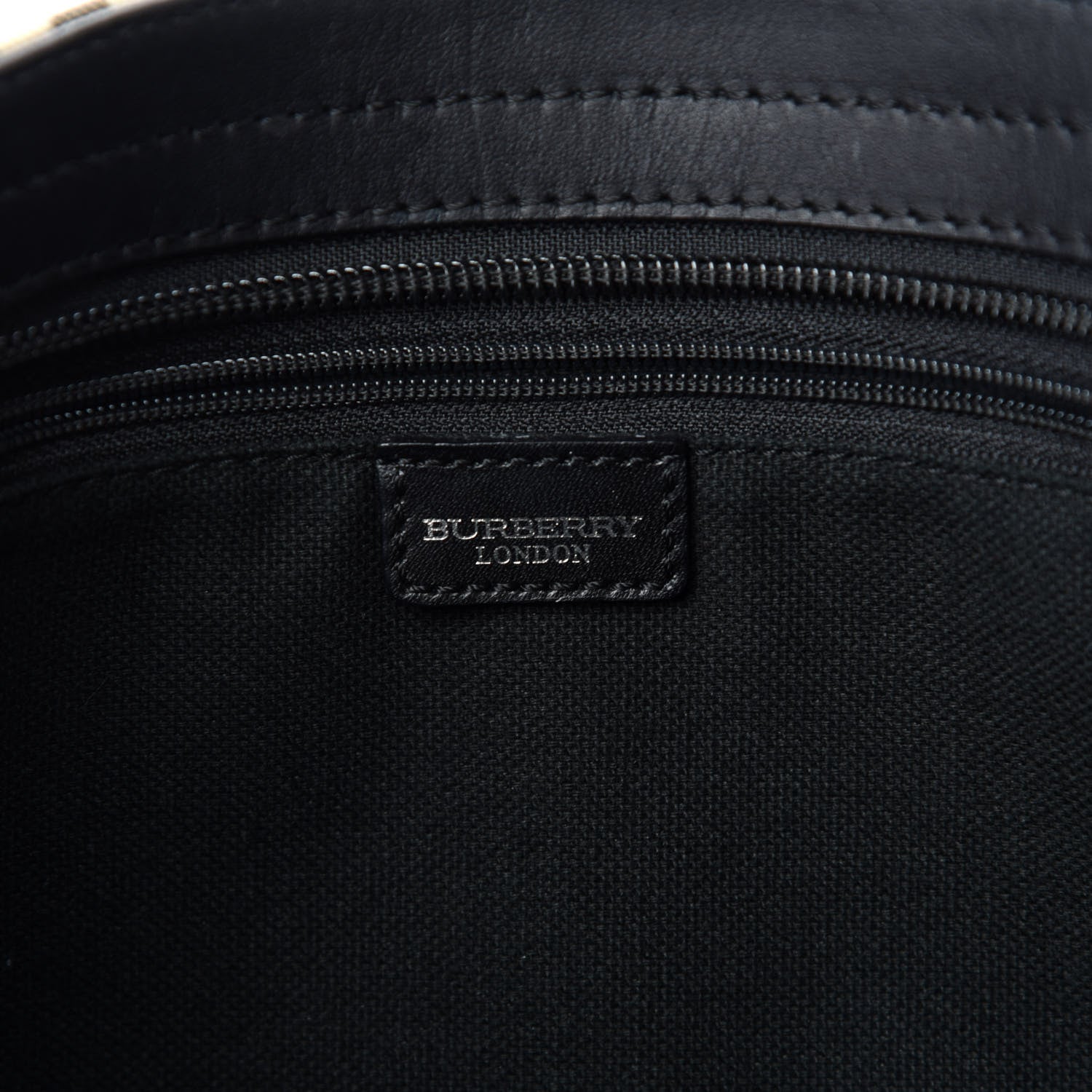 Burberry House Check Regent Tote Black 8 of 10