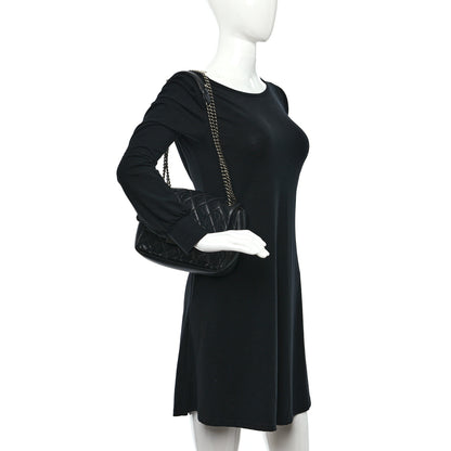 Chanel Aged Calfskin Quilted CC Square Flap Black 2 of 9
