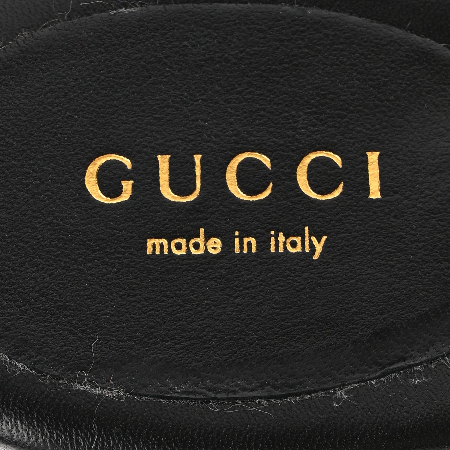 Gucci Calfskin Double G Thong Flat Sandals 37.5 Black 8 of 9