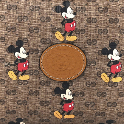Gucci X DISNEY Mini Vintage GG Supreme Monogram Mickey Mouse Shoulder Bag Beige Vintage Sun Oil 8 of 11